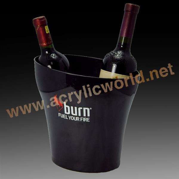 plastic custom ice bucket for promotion
